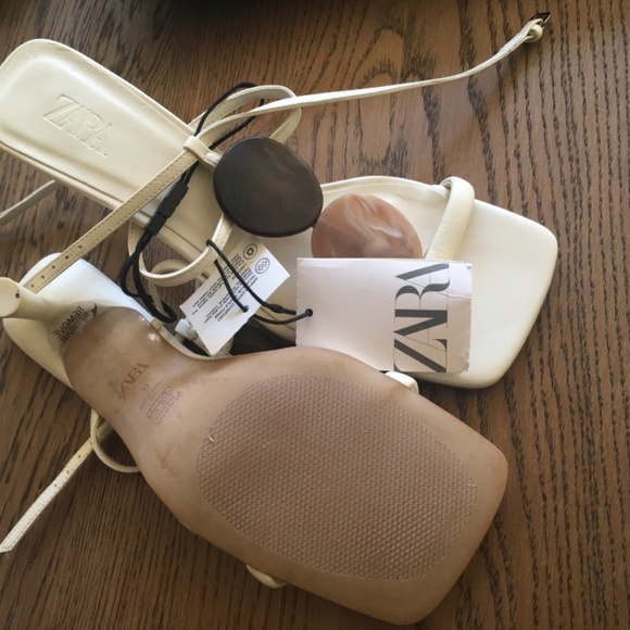 Zara mid-height heel sandals - Picture 6 of 8